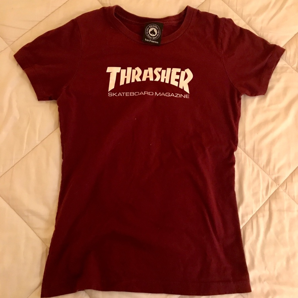 Thrasher Burgundy Women’s tee